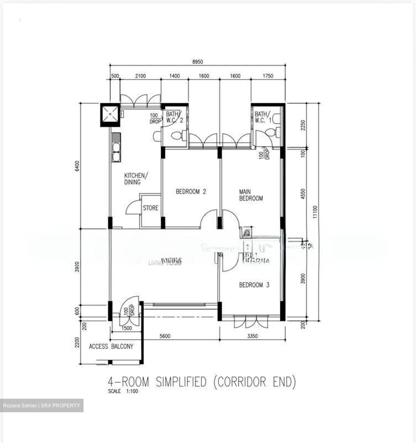 Blk 306 Fuchun Neighbourhood Centre (Woodlands), HDB 4 Rooms #584340471
